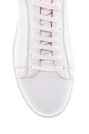 Men's White Leather Sneaker | Derimod