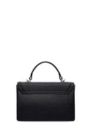Women's Black Printed Long Strap Crossbody Bag | Derimod
