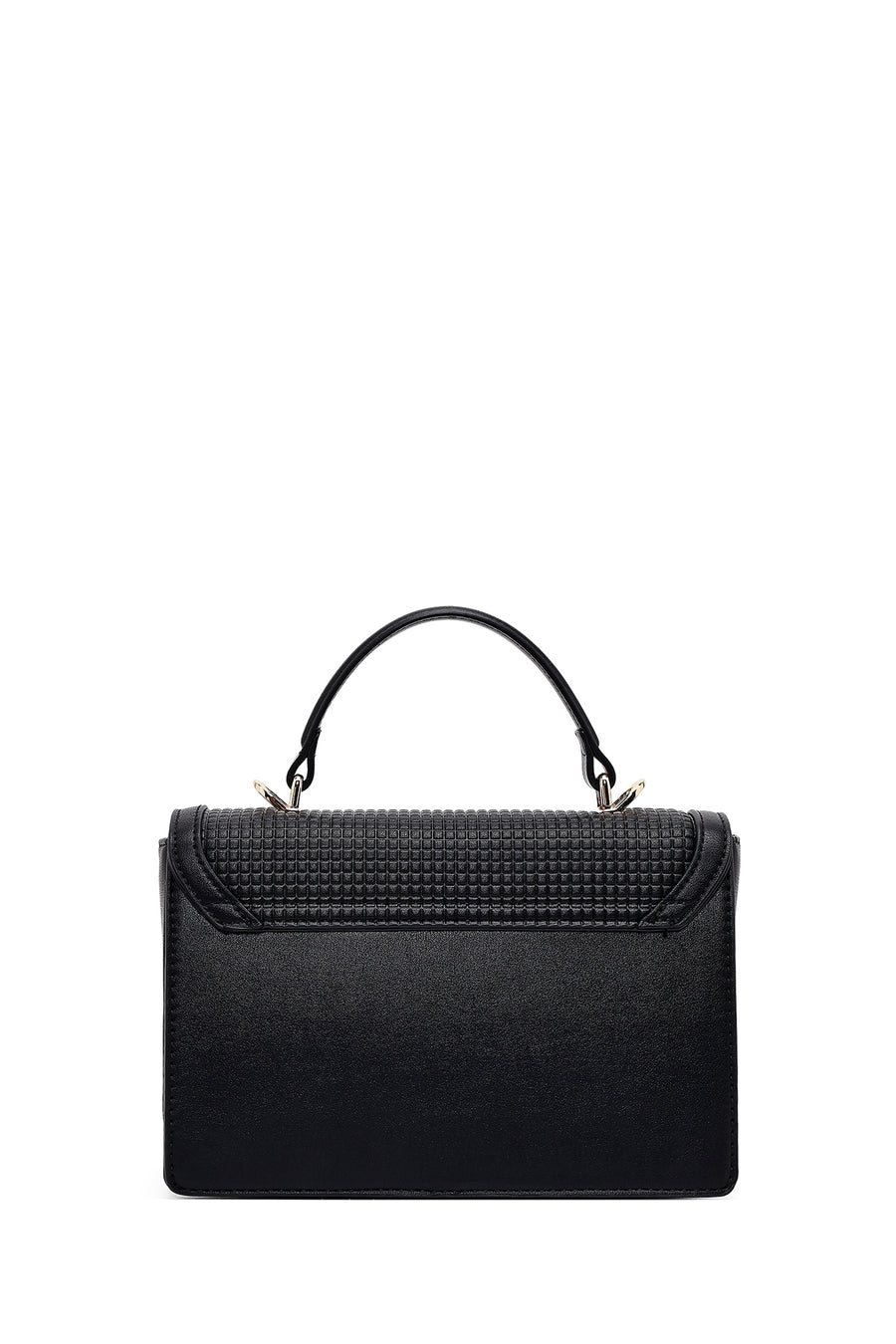 Women's Black Printed Long Strap Crossbody Bag