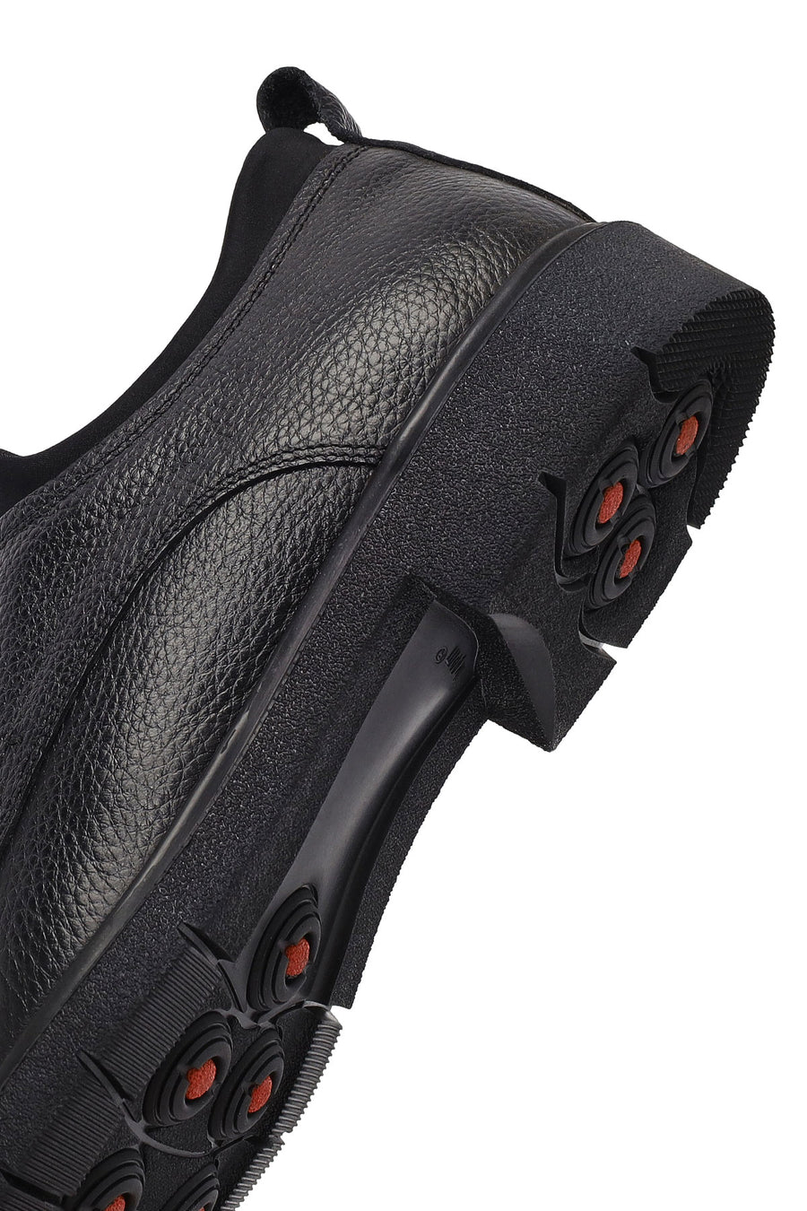 Male Black Lace-up Leather Casual Shoes