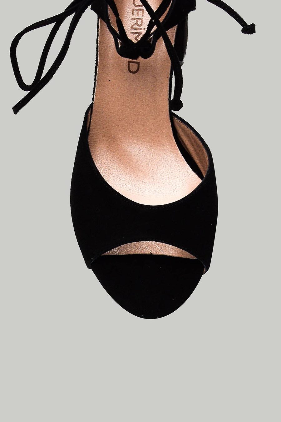 Suede Ankle Strap Women's Heeled Leather Sandals