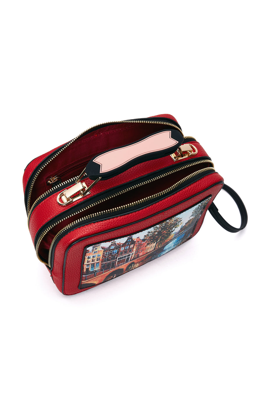 Women's Red Casual Shoulder Bag