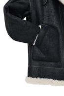 Oslo Women's Beige Reversible Teddy Coat | Derimod