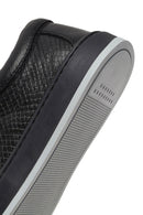 Men's Black Leather Sneaker | Derimod