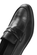 Erkek Siyah Deri Casual Loafer | Derimod