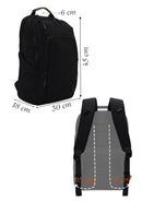 Unisex Black Fabric Backpack | Derimod