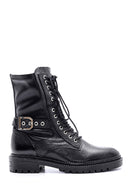 Women's Lace-up Leather Boots | Derimod
