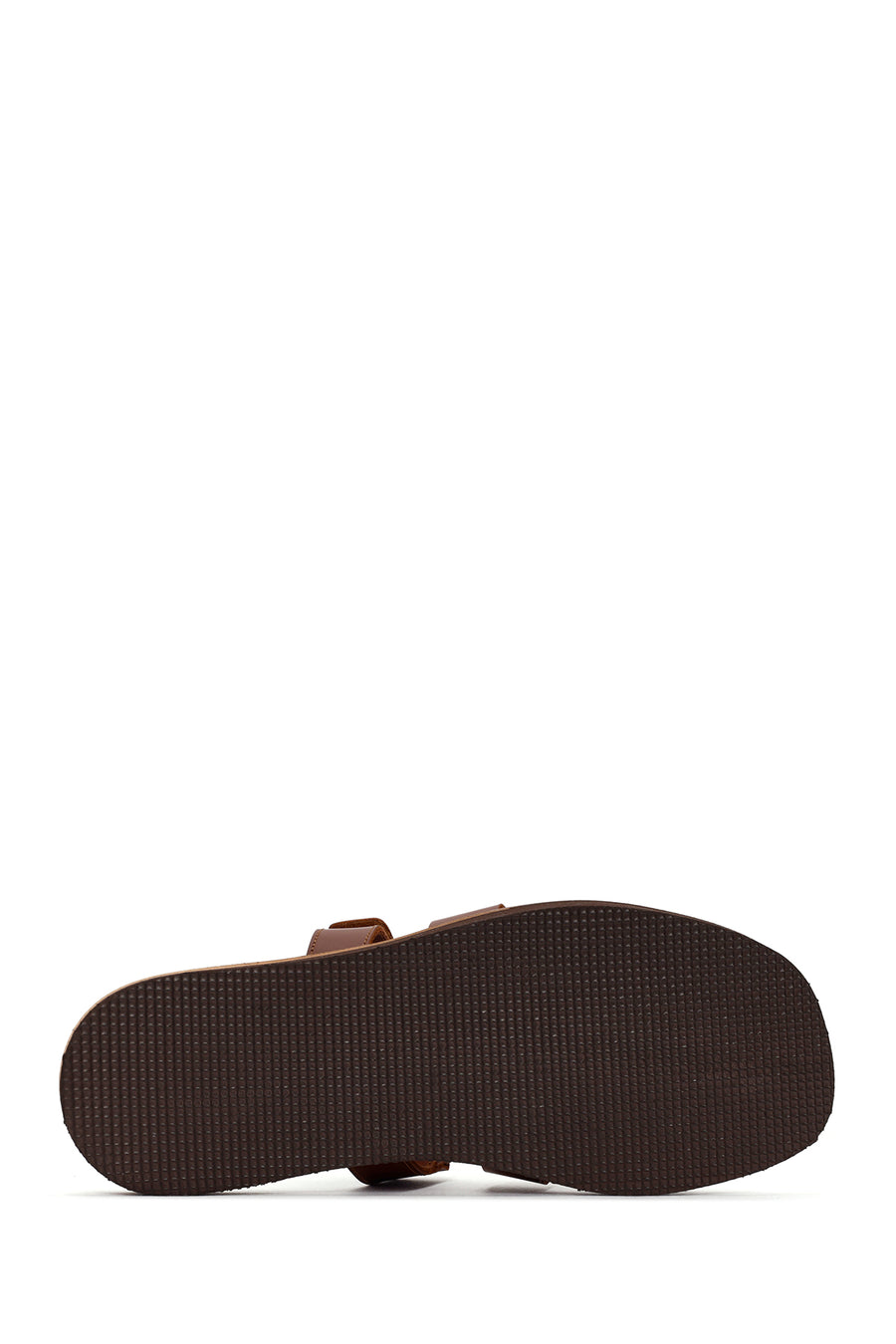 Kadın Kahverengi Deri Comfort Terlik