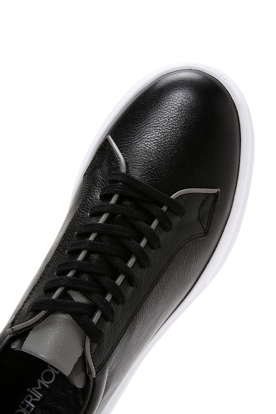 Men's Black Leather Sneaker