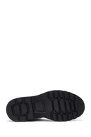 Men's Black Lace-Up Leather Casual Boots | Derimod