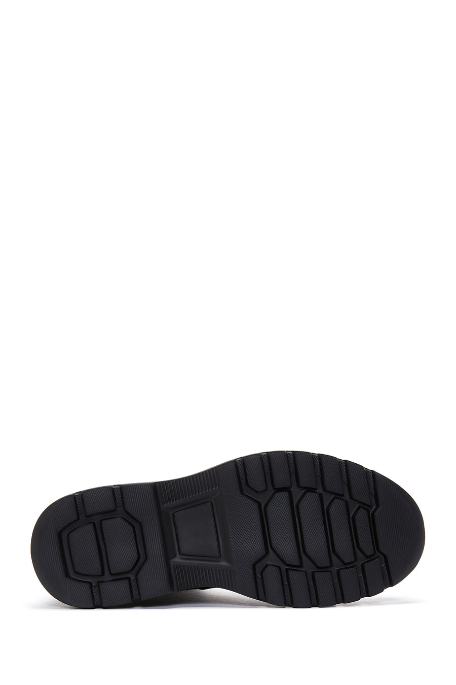 Men's Black Lace-Up Leather Casual Boots