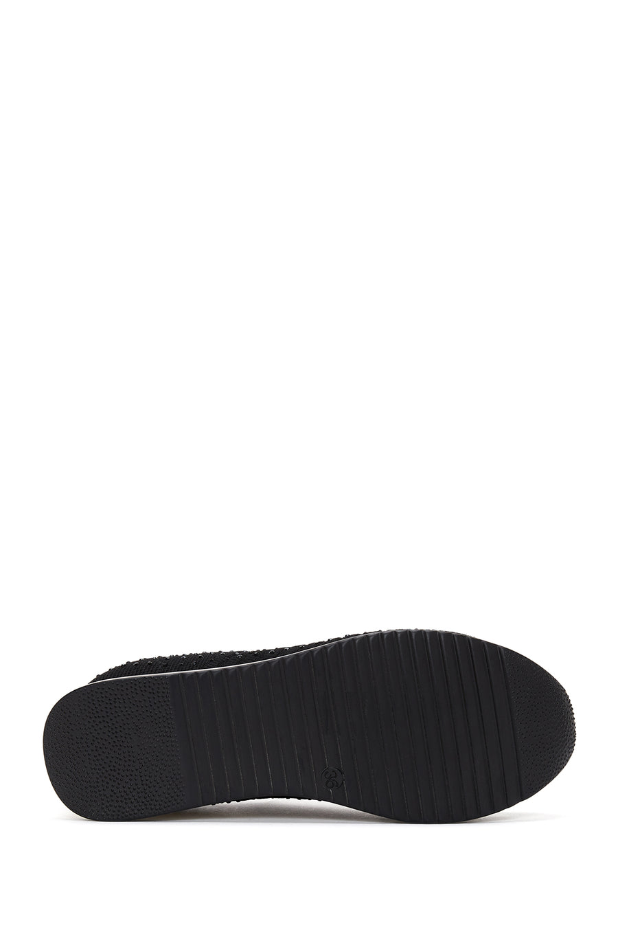 Kadın Siyah Taşlı Sneaker