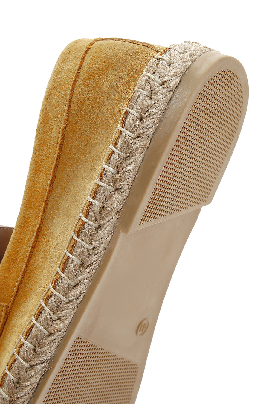 Men's Yellow Leather Espadrille