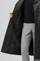 Beyonce Women's Black Leather Coat | Derimod