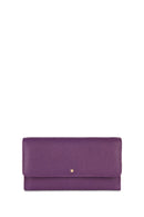 Geox Women's Purple Leather Wallet | Derimod