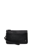 Erkek Siyah Deri El Çantası | Derimod