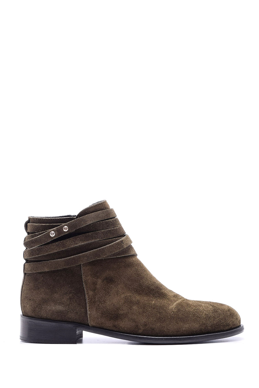Women's Suede Leather Boots 19WFD220010 | Derimod