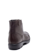 Men's Leather Zipper Detailed Boots | Derimod