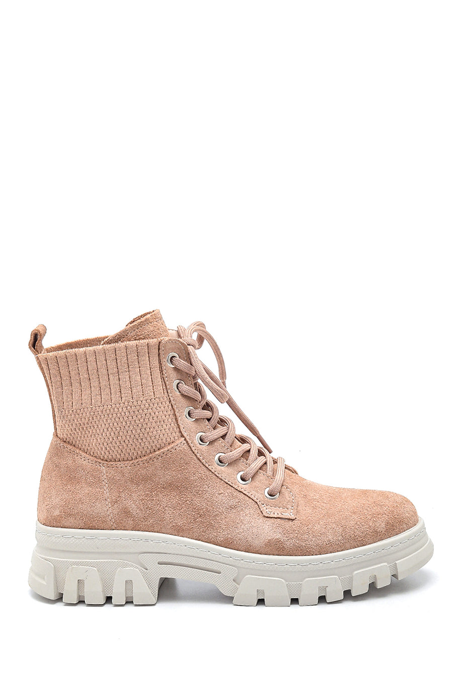 Women's Leather Suede Boots 21WFD210114 | Derimod