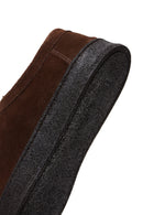 Men's Brown Leather Suede Casual Shoes | Derimod