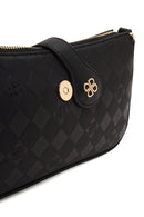 Woman Black Printed Mini Shoulder Bag | Derimod