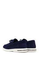 Erkek Lacivert Süet Deri Casual Loafer | Derimod
