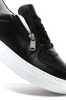 Kadın Deri Fermuarlı Sneaker | Derimod