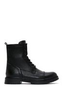 Men's Leather Zippered Boots | Derimod