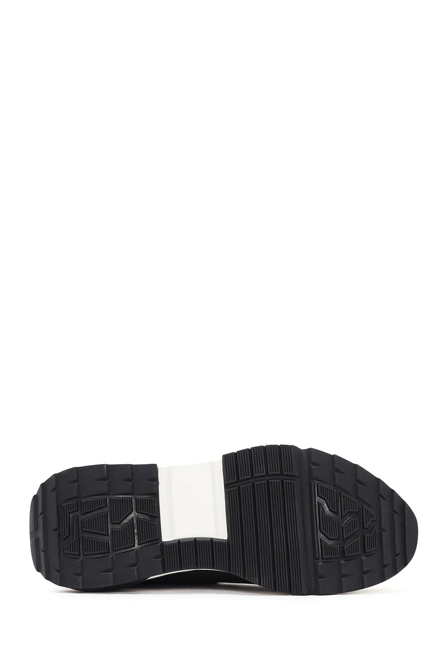 Erkek Siyah Bağcıklı Deri Sneaker