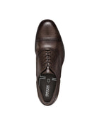 Geox Men's Brown Walk Pleasure F Lace-Up Leather Classic Shoes | Derimod
