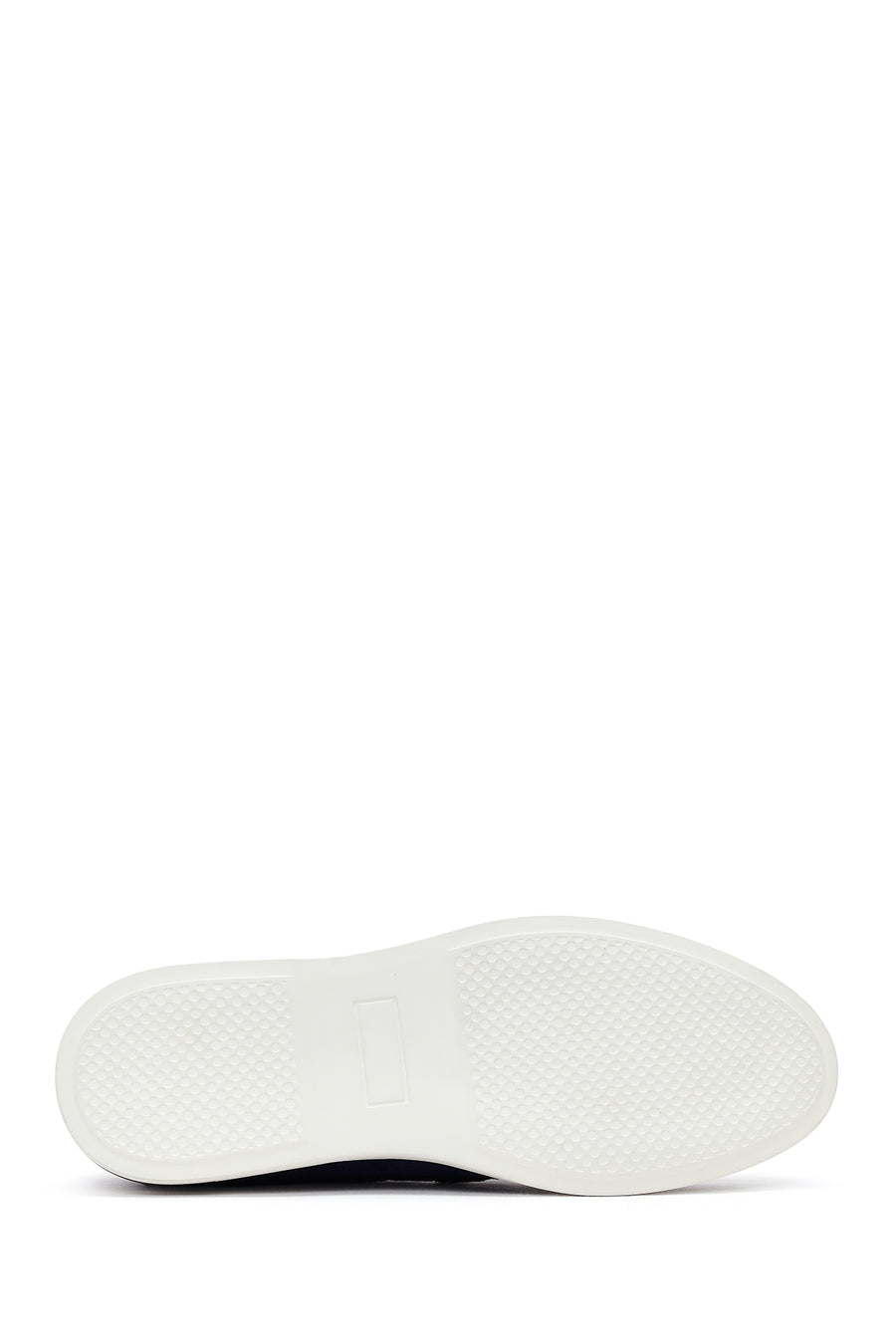 Erkek Lacivert Süet Deri Casual Loafer