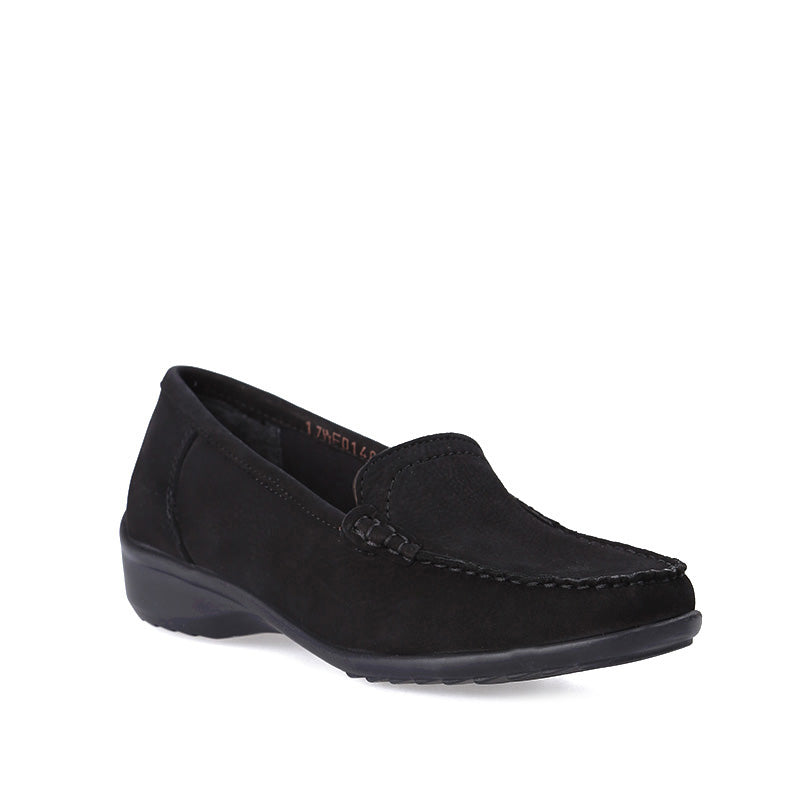 Süet Kadın Deri Loafer 17WFD1483V3 | Derimod
