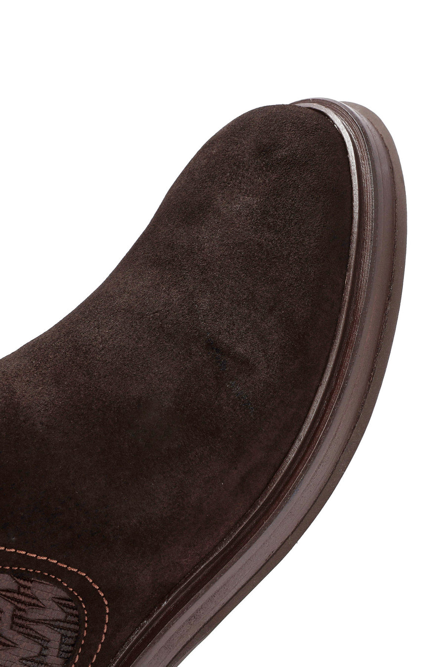 Men's Brown Suede Leather Chelsea Boots