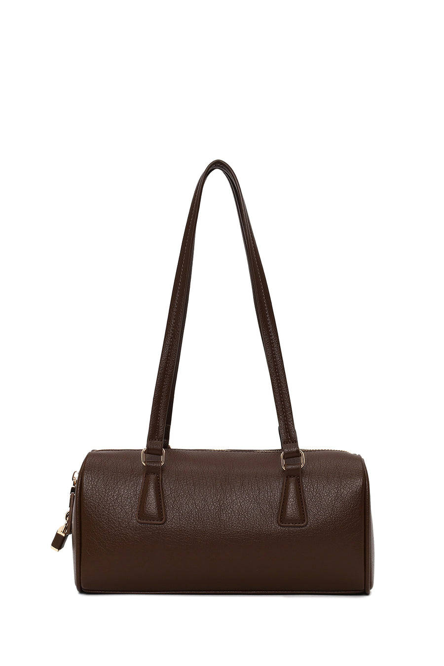 Woman Brown Charmed Shoulder Bag