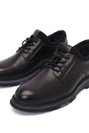 Male Black Lace-up Leather Casual Shoes | Derimod