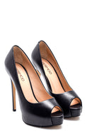 Kadın Klasik Deri Stiletto | Derimod