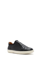 Men's Black Leather Sneaker | Derimod