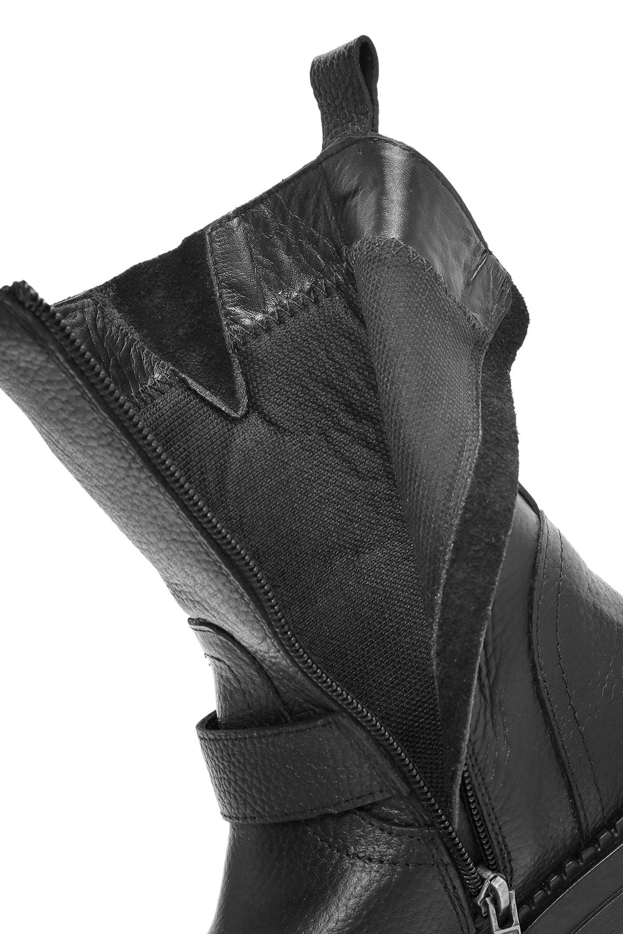 Harley Davidson Women's Black Uptown Zippered Leather Boots