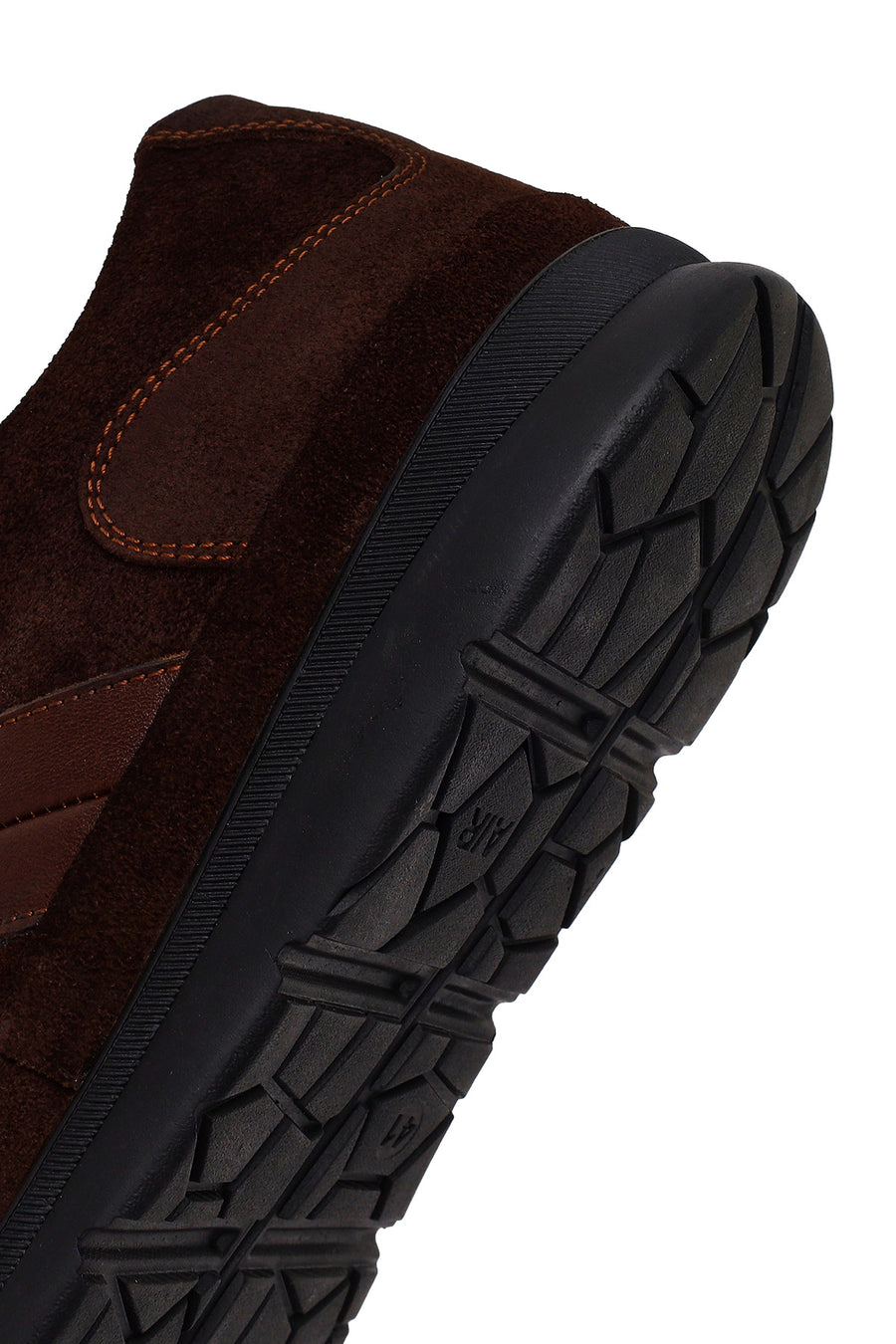 Erkek Kahverengi Bağcıklı Süet Deri Sneaker