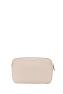 Woman Cream Long-Strap Fabric Crossbody Bag | Derimod