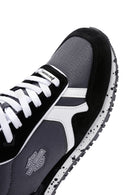 Harley Davidson Kadın Chevelle Siyah Süet Detaylı Sneaker | Derimod