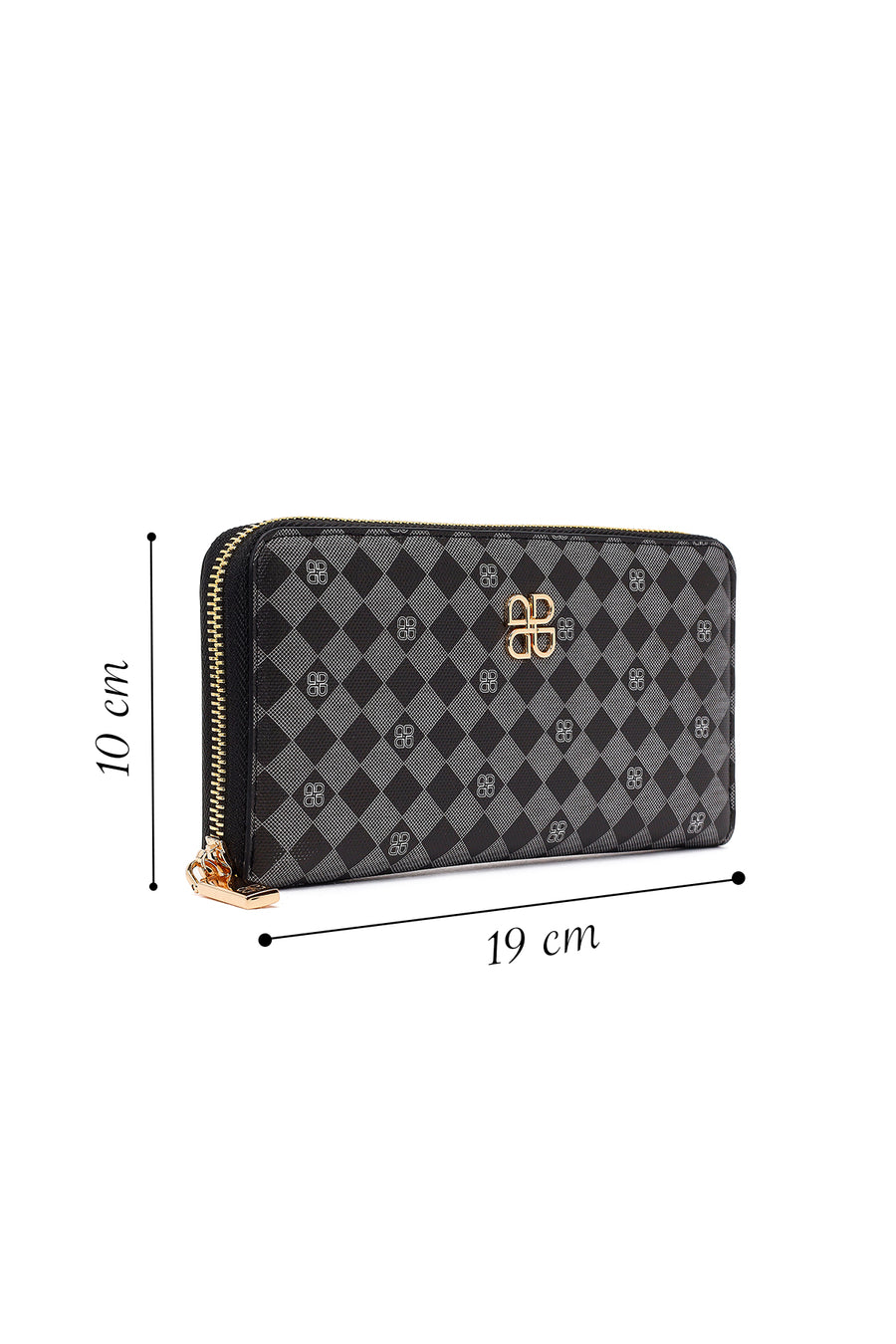 Woman Black Printed Wallet