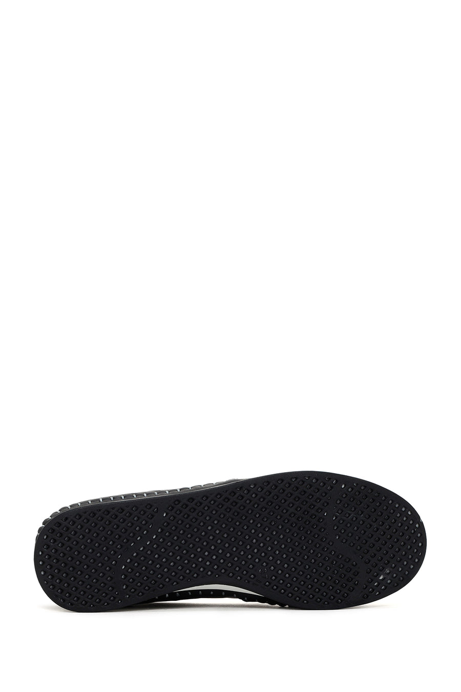 Kadın Siyah Kalın Tabanlı Deri Comfort Loafer