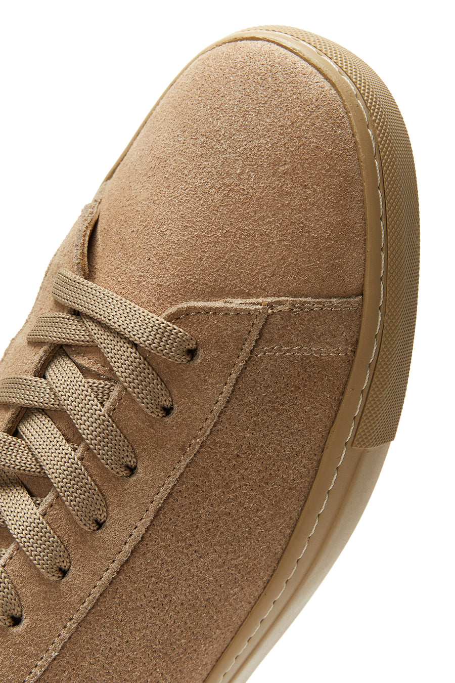 Erkek Bej Deri Süet Sneaker