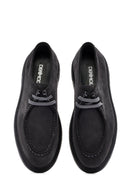 Men's Gray Lace-up Suede Leather Casual Shoes | Derimod