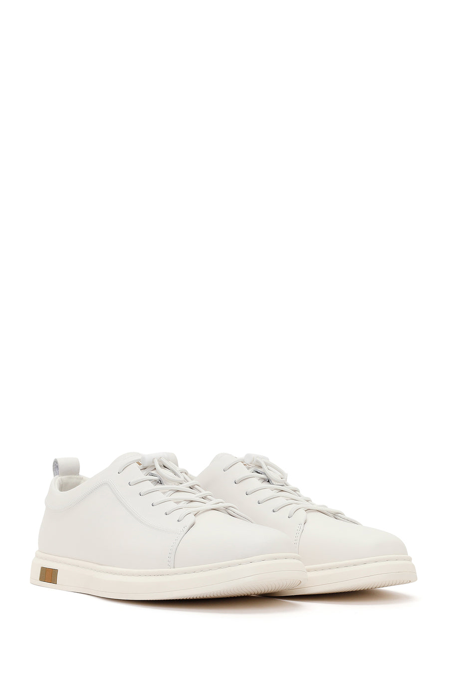 Erkek Beyaz Deri Sneaker