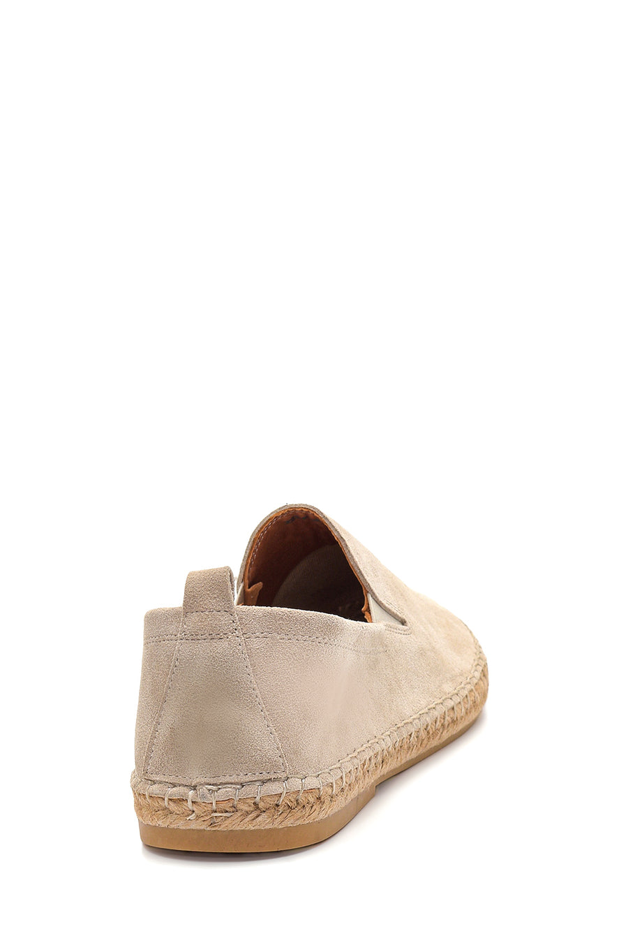 Men's Beige Suede Leather Espadrille