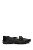 Kadın Siyah Deri Loafer | Derimod