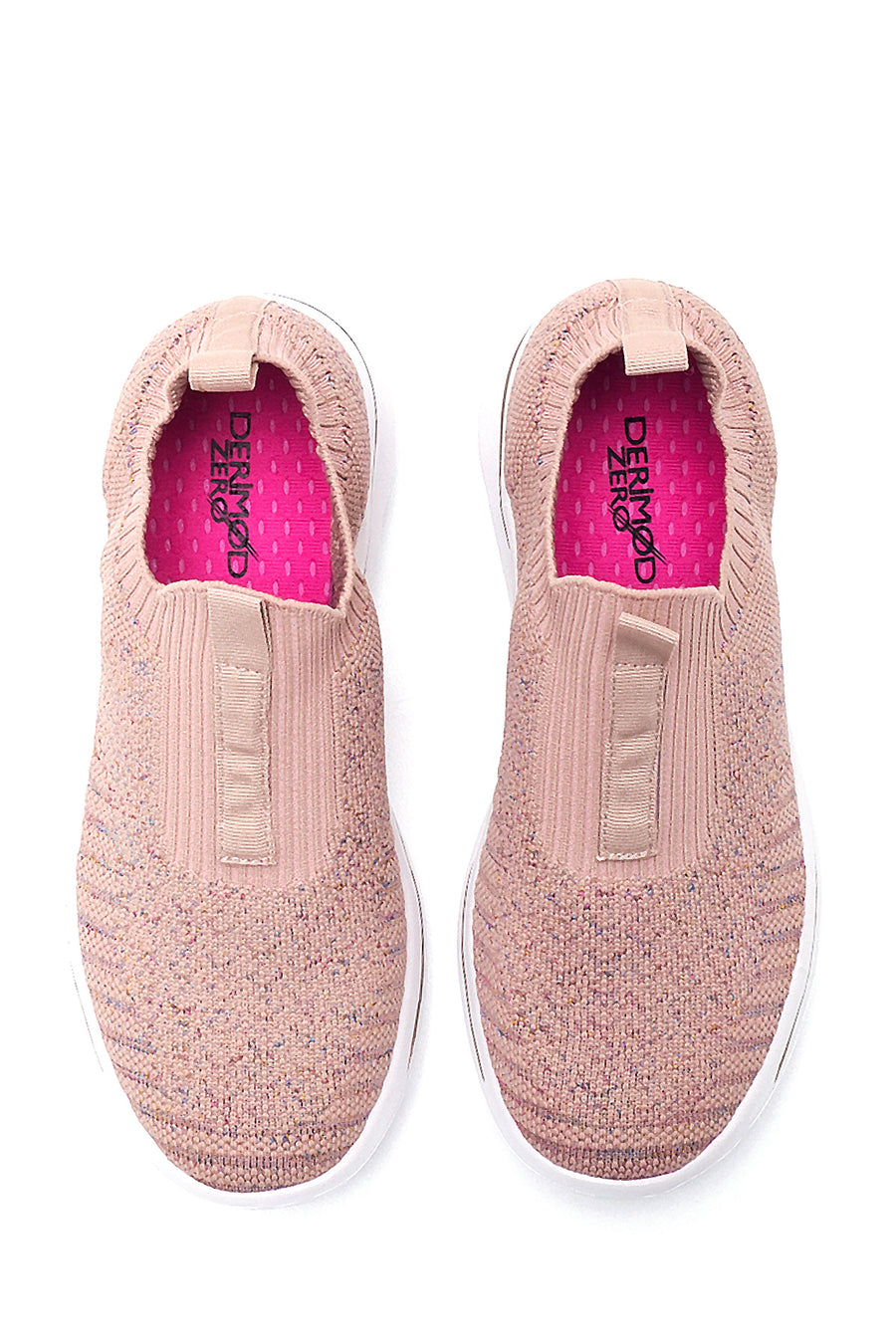 Kadın Pembe Desenli Kumaş Sneaker