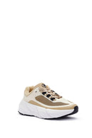 ACBC x Derimod Women's Beige Lace-Up Sneakers | Derimod